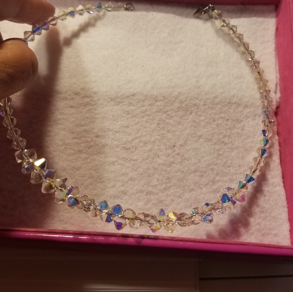 Swarovski Crystal Hand-Made Sexy Choker Heart Clasp - Picture 5 of 5